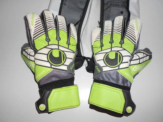GUANTI DA PORTIERE UHLSPORT ELIMINATOR SUPERGRIP VERDI Taglia 9