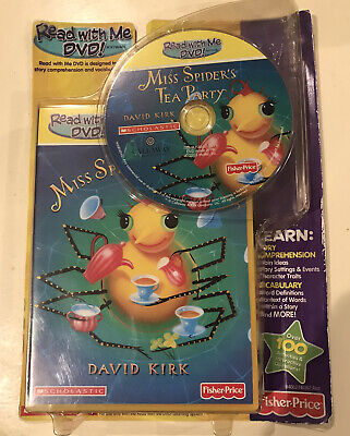 Fisher Price Read With Me DVD! Software Miss Spider’s Tea Party NEW