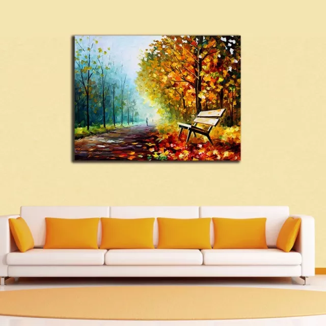Misty Mood Stretched Canvas Print Framed Hanging Wall Art Home Decor Painting