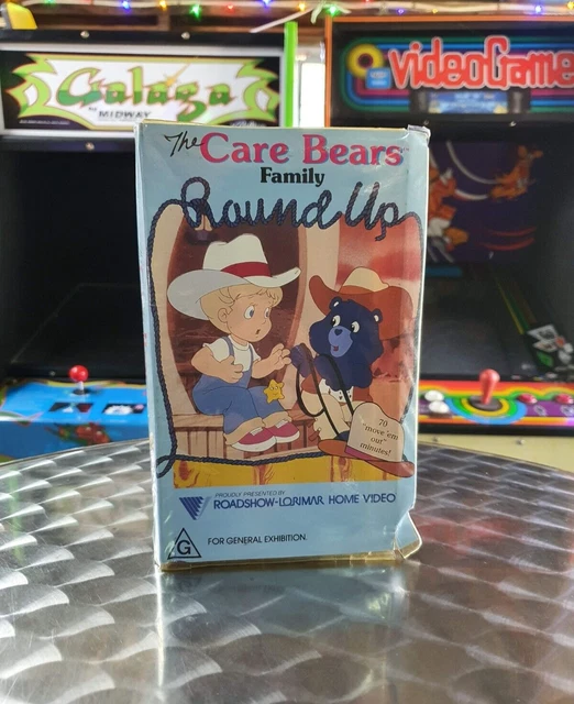 The Care Bears Family: Round Up - VHS Movie Video Tape - Big Box Clamshell