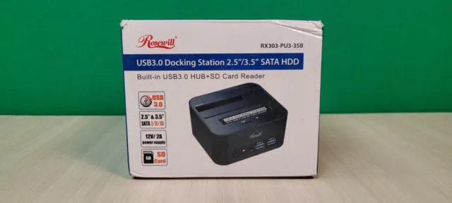 Rosewill RX303 PU3 35B - 2.5 " & 3.5 " SATA Festplatte Dockingstation - USB 3.0