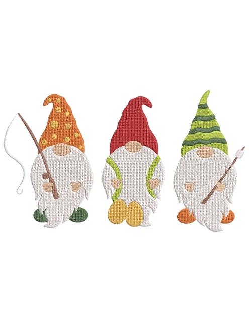 Printable Embroidery Fishing And Camping