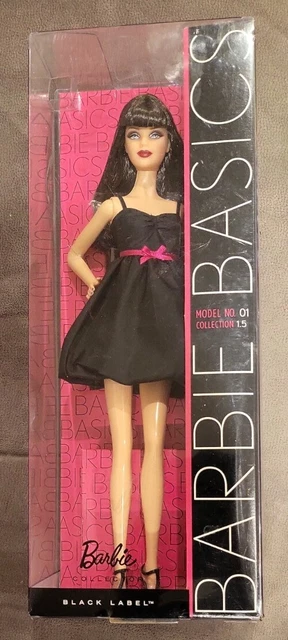 Barbie Basics Doll Model No 01 Collection 1.5 2009 Black Label Mattel T2162 Nrfb