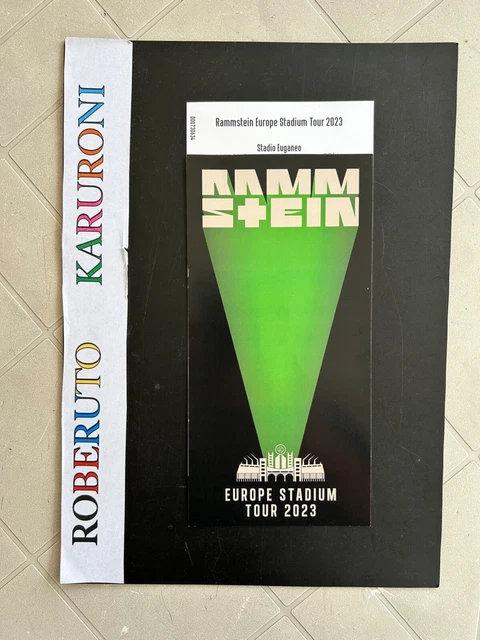 1 Biglietti Rammstein concerto 1 Luglio 2023 Padova gradinata anello numerato