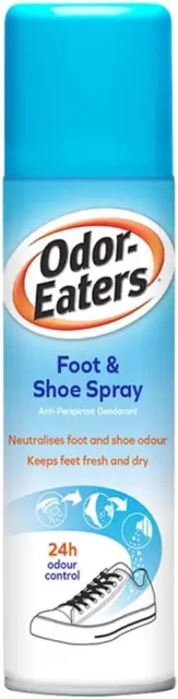 Spray antitranspirante para pies y zapatos Odor-Eaters, 150 ml