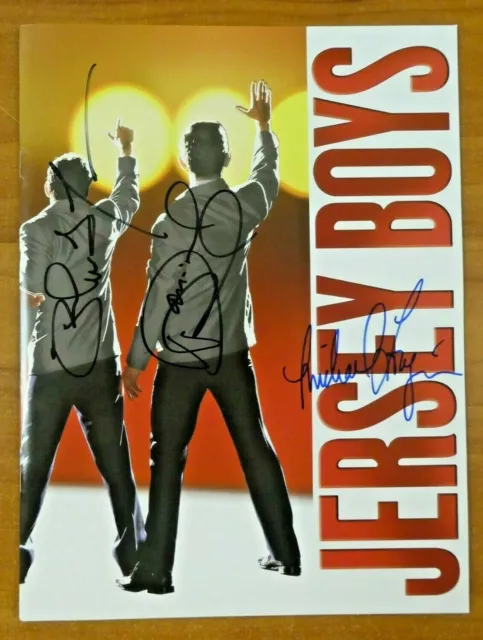 Jersey Boys Hand Signed Autographed Broadway Show Program