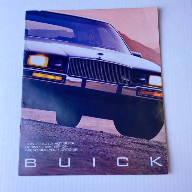 1987 Buick Performance Sales Brochure 87 Grand National Regal Riviera