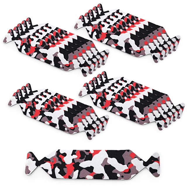 20 Car Window Tint Micro Buffer Felt Pad Camo Strip for Vinyl Wrap Squeegee Edge