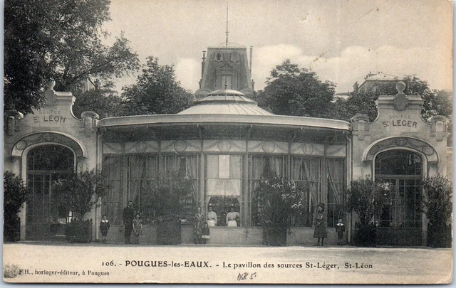 58 POUGUES LES EAUX - pavillon des sources st leger et leon
