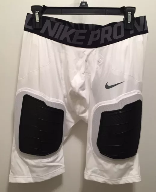 Nike Pro Hyperstrong Compression Football Shorts White Men Size Xl