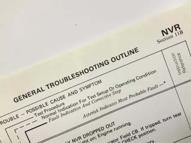 Troubleshooting Outline Locomotive Service Manual SD40-2 1983 EMD AA272