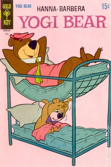 Yogi Bear #37 VG 1969 Stock Image Low Grade