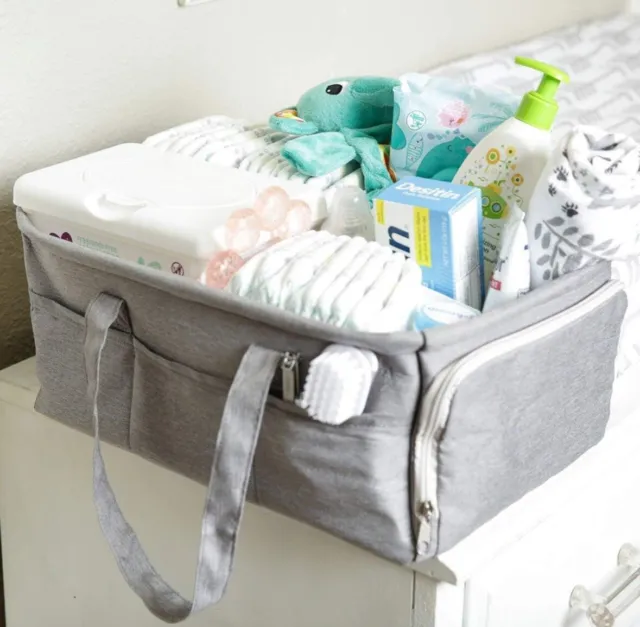 Kids N' Such Portable Baby Diaper Caddy Organizer W/Handles For Nursery & Car