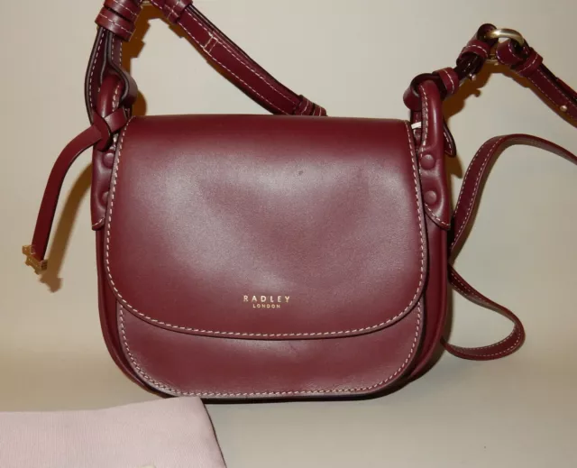 NEW RADLEY LONDON Leather Medium Flapover Crossbody Harper Road