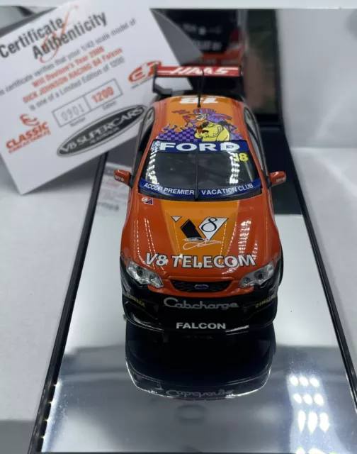 1:43 Will Davison #18 Ford Ba Falcon 2006 Dick Johnson Racing V8 Telecom Djr 3