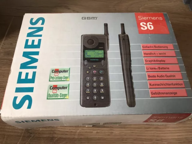 Siemens S6 + Siemens S35 Handy mit OVP