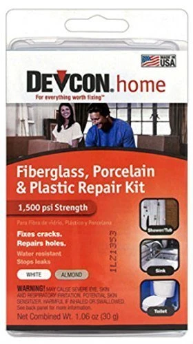 Devcon Epoxy Bathtub Repair Kit Almond & White 2 PACK Almond & White									...