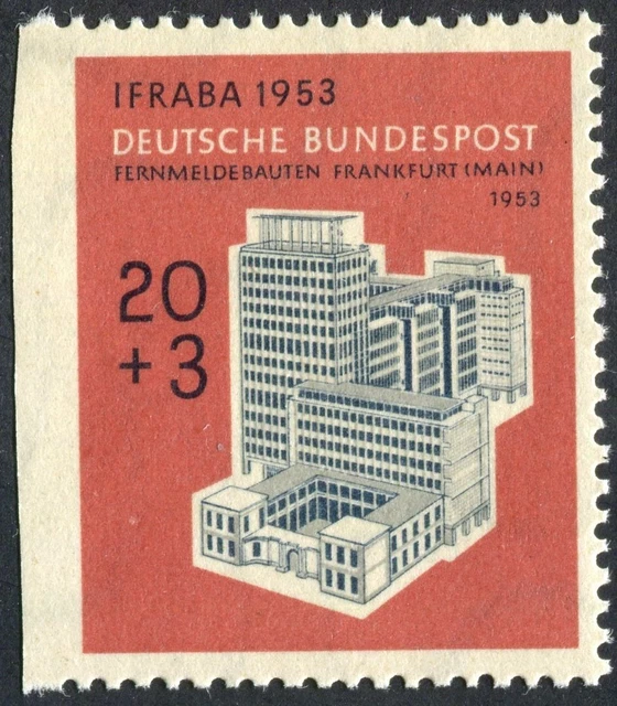 Bund Abart Nr. 172 Ul links ungezähnt postfrisch im Michel nicht gelistet !! BRD