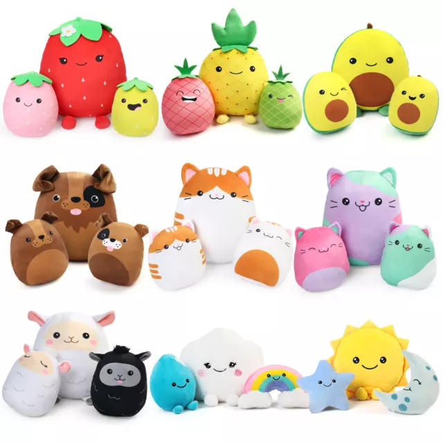 Plush Throw Pillow Home Sofa Decor Cushion Stuffed Animal Plushie Hugging Toys