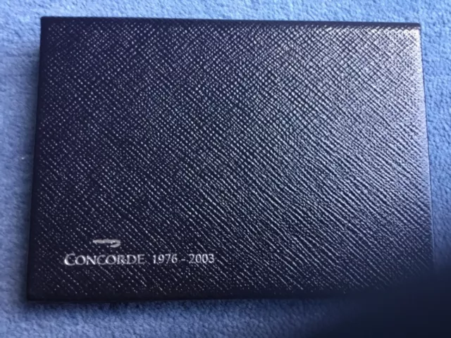 British Airways Concorde Last Flight Smythson Ringbinder Leather Diary 2004