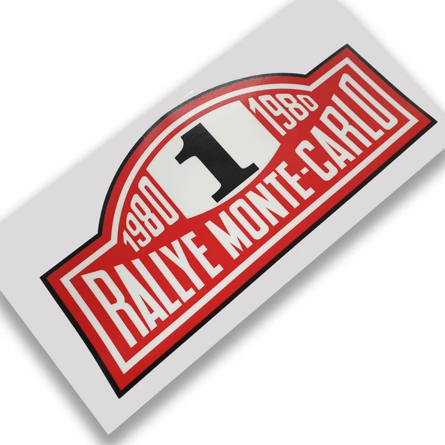 1968 Rallye Monte-Carlo Porsche winner window sticker - 911070082OUT