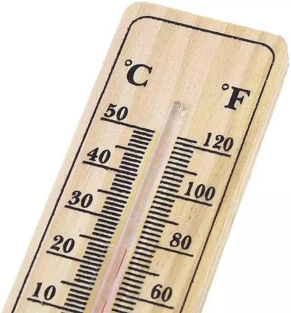 Termometro per esterno in legno dimensioni 12x3 cm - 101119