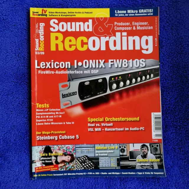 Sound & Recording 03-2009 - Ableton Live 8, Steinberg Cubase 5, Lexicon I-Onix