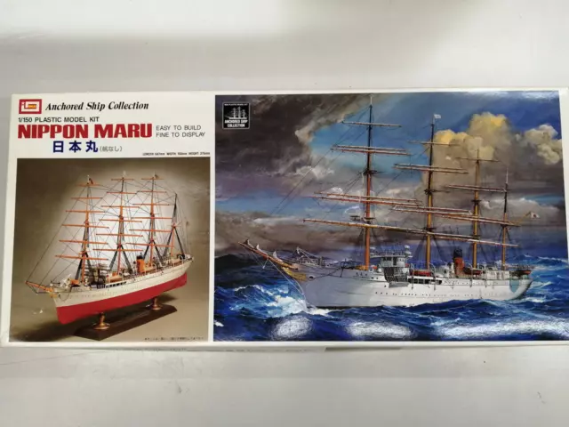 Imai 1/150 Nippon Maru Sailing Ship with Box Plastic Model Kit Unassembled Japan