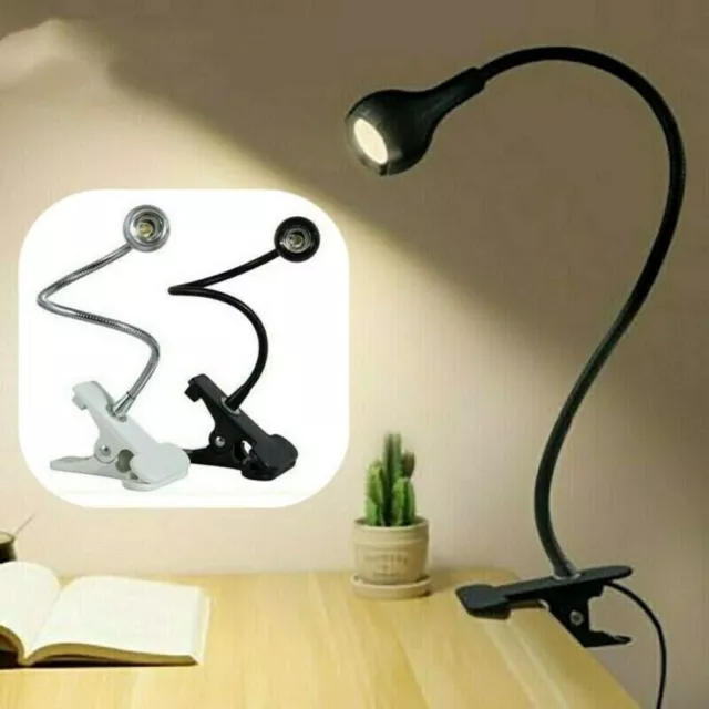 Lampada da tavolo a clip luminosa lampada a libro lettura luce LED accanto al letto
