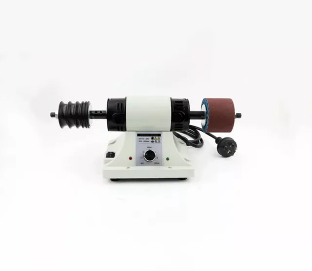 110V Cuero Molienda Cuero Pulidora Máquina + Manija