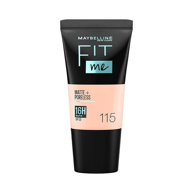 Maybelline New York Liquid Foundation, Matte & Poreless, Full Coverage Blendable