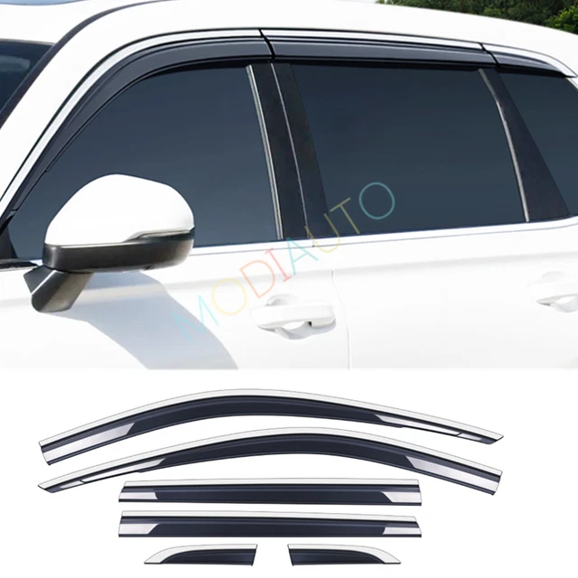BLACK+STEEL FOR HONDA CRV CRV 20232025 Window Visor Vent Shades Sun