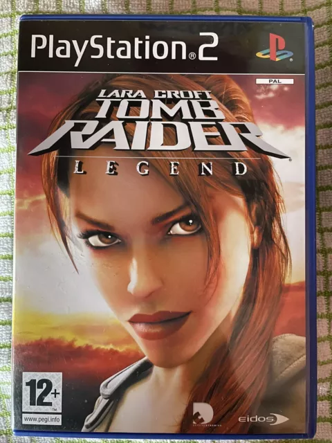 Lara Croft Tomb Raider Legend PS2 Complete Manual Sony PlayStation 2 PAL