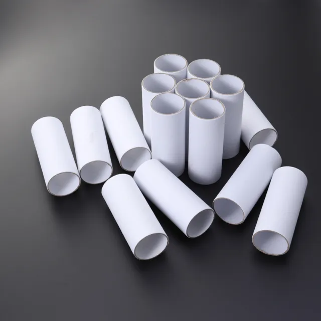 15 PIEZAS tubos de cartón redondos tubos de cartón pequeños papel higiénico estudiante