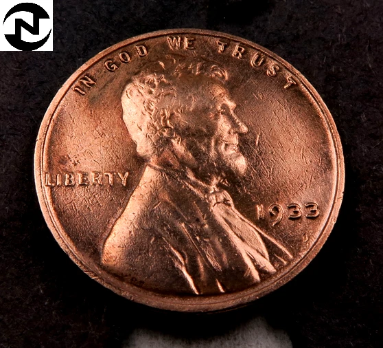 1933 Lincoln Wheat Penny Cent ~ Choice BU (red) ~ (24036)
