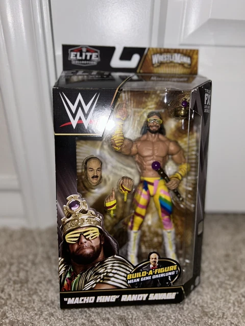 WWE Randy Macho Man Savage Legends Series 11 Elite Collection - Figura de acción de lucha libre (crema de la cosecha amarillo