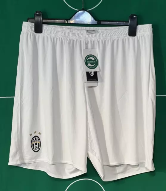 Juventus - Football  Shorts -  White   (Xl) - Bnwt
