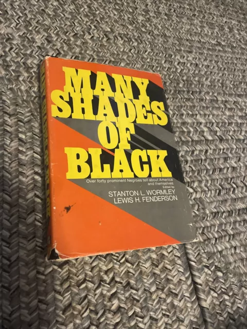 1969 Vintage Black History Writing Collection "Many Shades of Black" Preowned