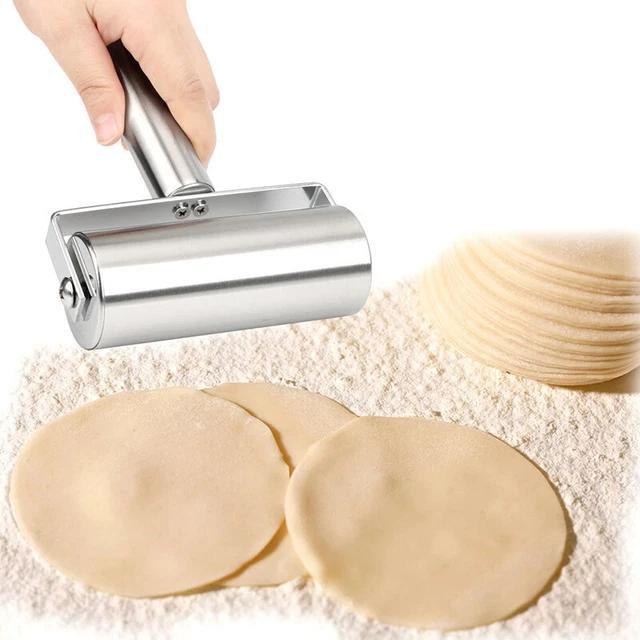 Spilla a rullo in acciaio inox pasticceria pizza fondente panettieri rullo pasta *H7