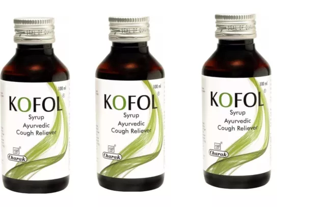 Kofol SF COUGH Syrup Sugar Free LONG EXPIRY COUGH & COLD 100ML X 3