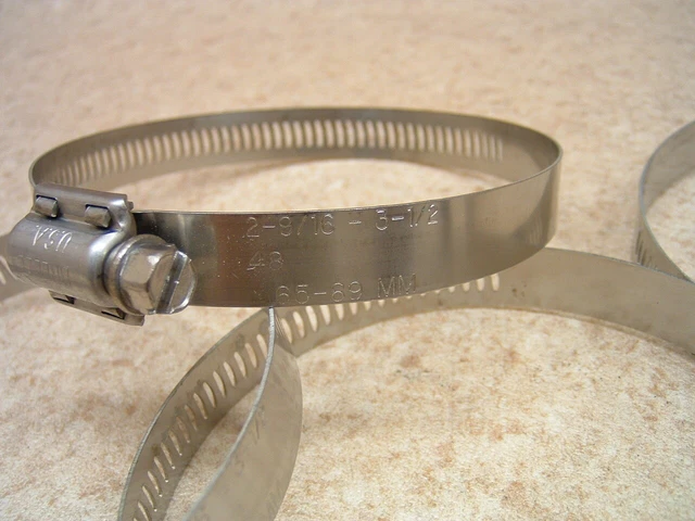 Vaguelly 2pezzi Morsetto Scarico In Ferro Kit Riparazione Collettore Viti Morsetti Per Manutenzione Collettore Strumenti Ricostruzione Per Perdite - Foto 7