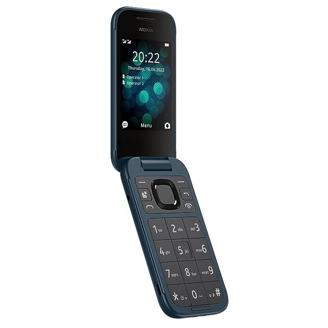 Nokia 2660 Flip 4G – Telefono A Conchiglia Con Doppio Schermo, Pulsante Di Emergenza, Giochi Gameloft E Batteria A Lunga Durata – Nero