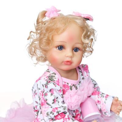 55cm Lifelike Full Body Waterproof Reborn Baby Doll Girls Newborn Toddler Dolls