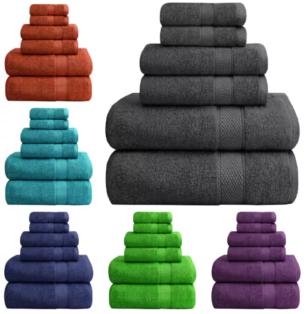 Luxury Bath Towels 700GSM 100% Egyptian Cotton Soft Face Hand Bath Sheets Towels