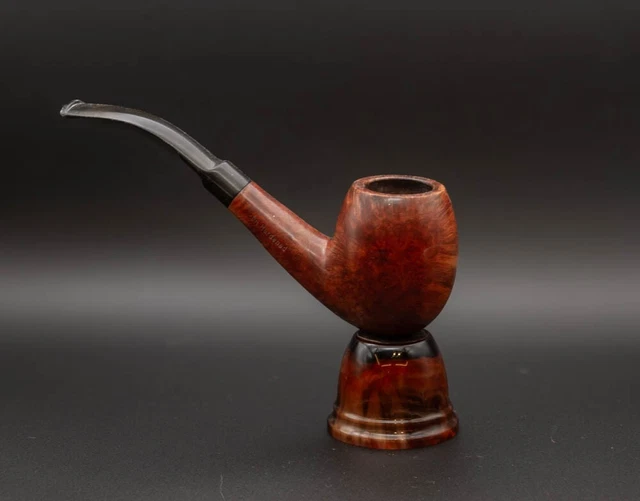 VINTAGE DANISH JARL Cheiftan Restored Estate tobacco pipe Bent Egg