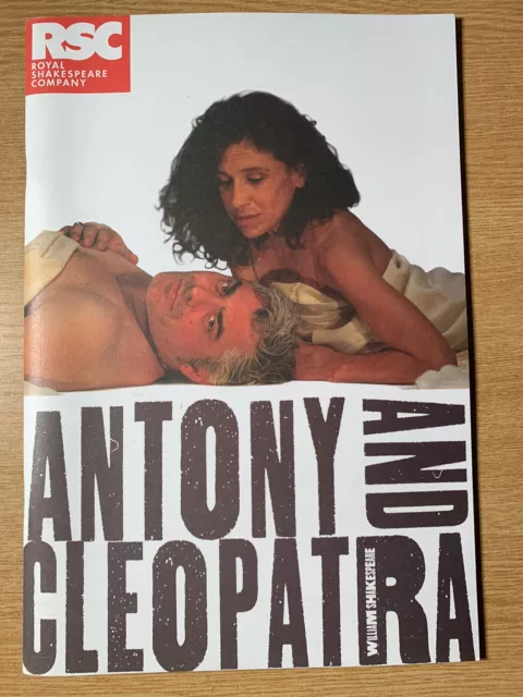 Antony and Cleopatra 2010 RSC Theatre Programme Darrell D'Silva Kathryn Hunter