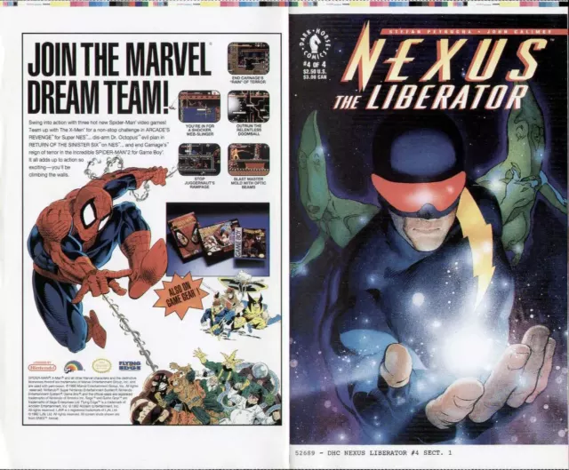 Adam Hughes Nexus The Liberator 4 Original Comic Cover Production Art Dark Horse