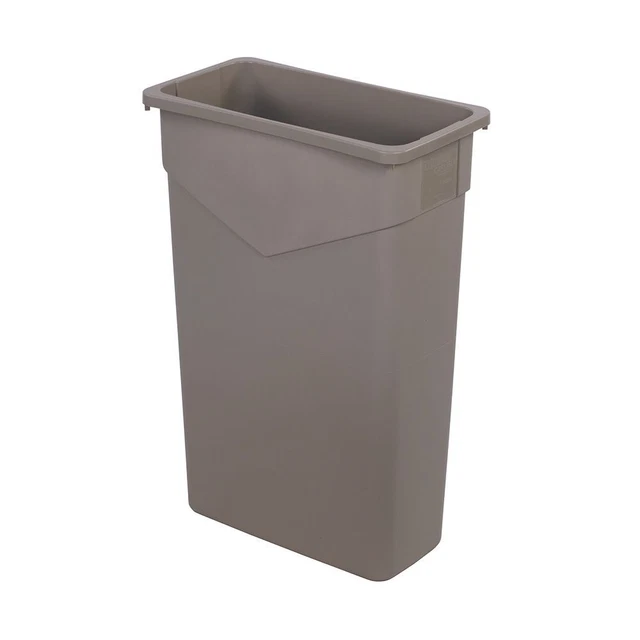 Carlisle 34202306 Beige TrimLine 23 Gallon Trash Container