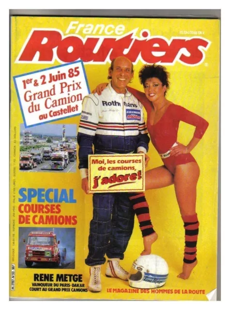 FRANCE ROUTES ROUTIERS N°  52 programme CASTELLET 1985 TBE