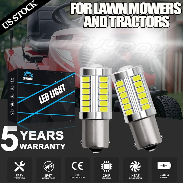 LED HEADLIGHT BULB for Riding Lawn Tractor Riding Lawn Mower Snow Deere